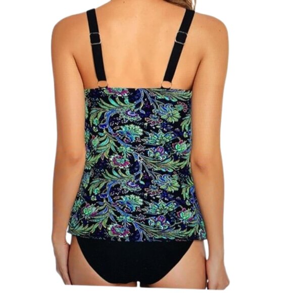 Hilor Women's Tankini Swimsuits Tummy Control Two Piece Bathing Suits Loose Fit - Picture 12 of 14